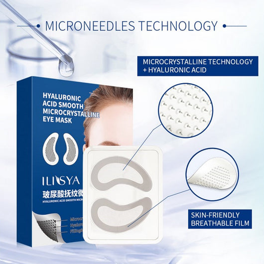 Parches Microneedling para Ojos con Ácido Hialurónico Antiarrugas - Image 6