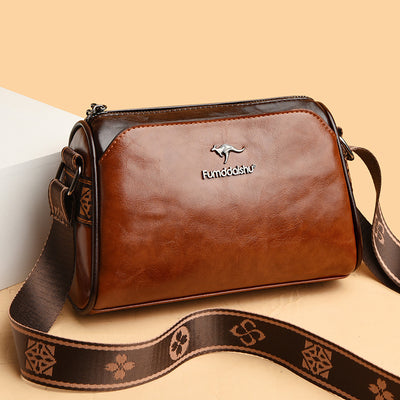 Bolsa Mensajera Retro Reversible de Doble Cara para Mujer - Image 3