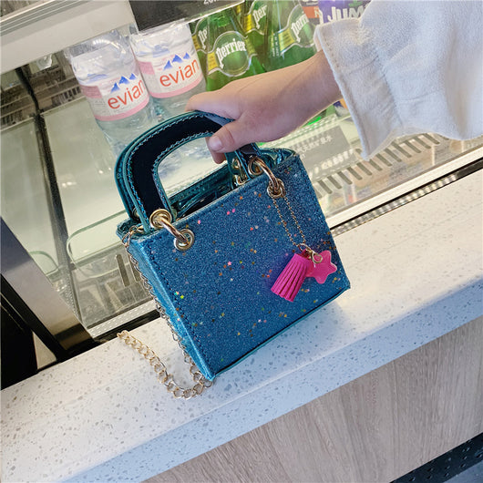 Bolso Infantil con Lentejuelas Brillantes para el Hombro - Image 13