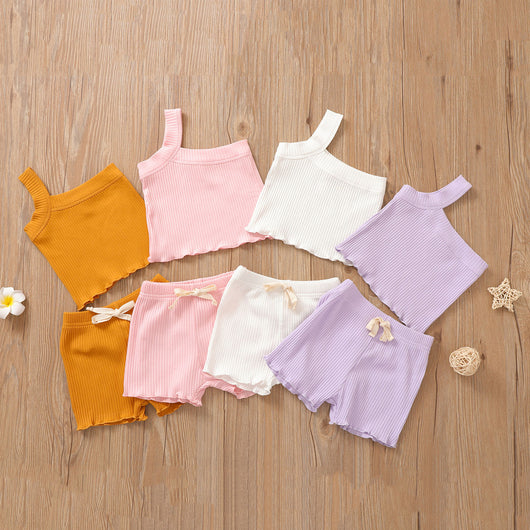 Conjunto de Verano para Bebé - Chaleco sin Mangas y Shorts 2 Piezas - Image 11