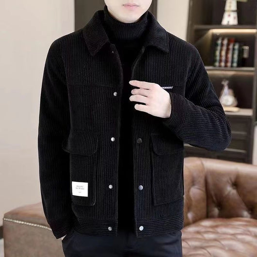 Chaqueta de Pana Casual Elegante para el Trabajo - Image 13