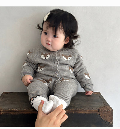Mameluco Tejido para Bebé con Diseño de Animales en Lana - Image 18