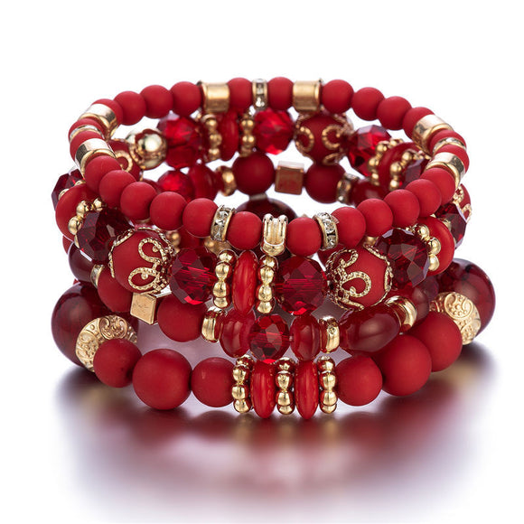 Pulsera de Cristal Cuarzo Melocotón con Corazón - Joya Elegante para Mujer