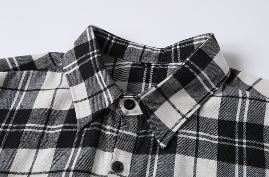 Camisa Casual de Cuadros para Adolescentes - Image 4