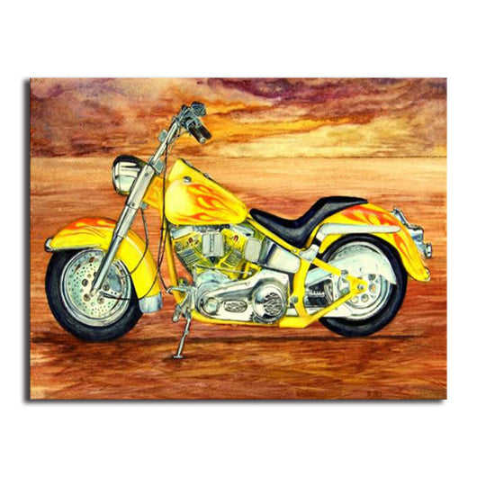 Cuadro Decorativo Motocicleta Diamante de Cristal Multicolor - Image 5