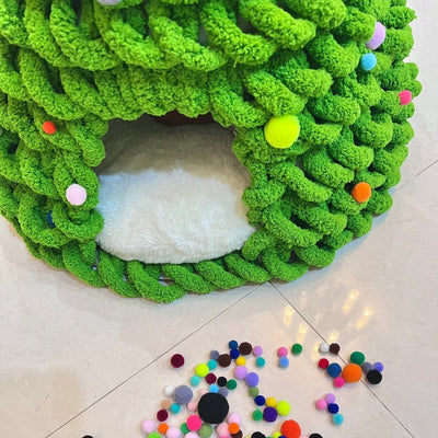 Nido Árbol Navideño para Gatos - Kit DIY Hecho a Mano - Image 3