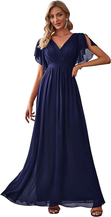 Vestido de Noche Mesh Unicolor Elegante - Image 18
