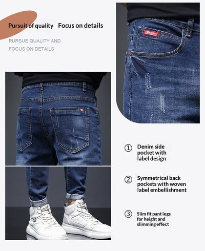 Jeans Rotos para Hombre con Detalles Desgarrados - Image 12
