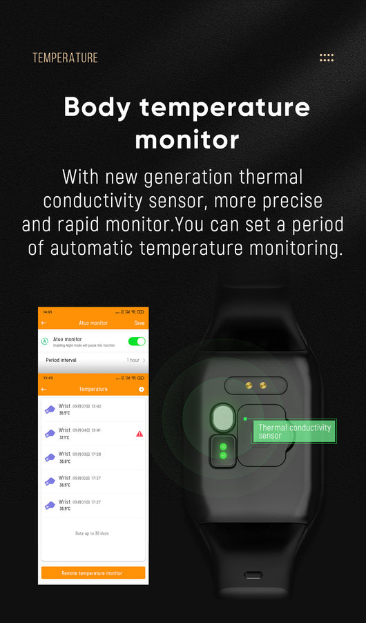 Pulsera Inteligente con GPS, Monitor Cardíaco y Presión Arterial - Image 12