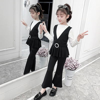 Trajes Elegantes para Niñas - Conjuntos de Tres Piezas Primavera - Image 4