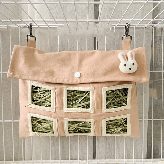 Bolsa de Lona Conejo Gran Capacidad con Asas de Paja - Image 18