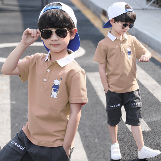 Conjunto de Ropa de Verano para Niños - Playeras de Manga Corta - Image 8
