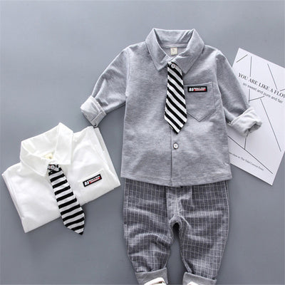 Conjunto de Camisa Vaquera Infantil de Dos Piezas - Image 6