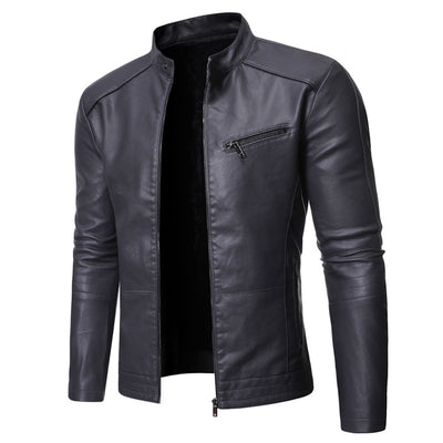 Chaqueta de Cuero para Motociclista Estilo Europeo y Americano - Image 5