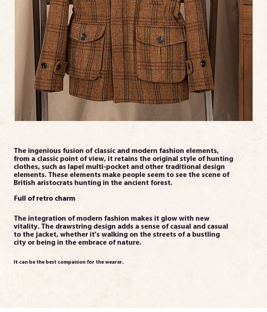 Chaqueta Safari Tweed con Mangas Raglán - Image 15