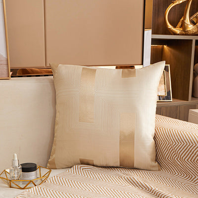 Funda de Almohada Jacquard Cuadrada para Sofá Diseño Minimalista - Image 5