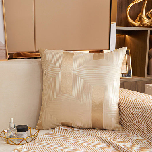 Funda de Almohada Jacquard Cuadrada para Sofá Diseño Minimalista - Image 5