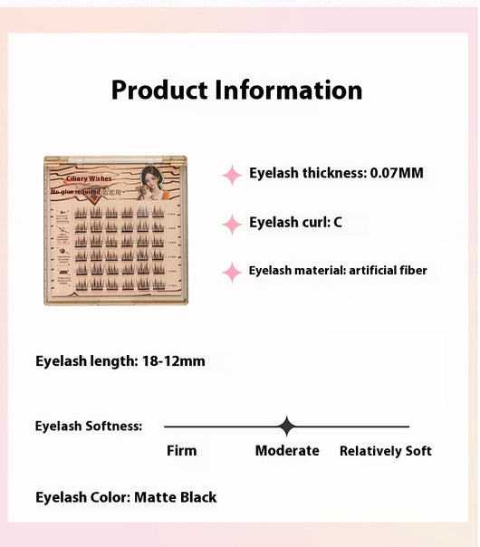 Pestañas Postizas sin Pegamento con Punta Doble Girasol - Image 10