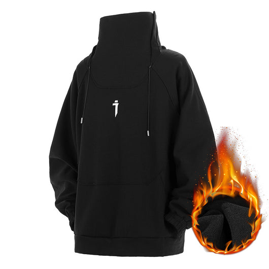 Suéter Cuello Alto Funcional Hip Hop para Hombre - Otoño e Invierno - Image 8