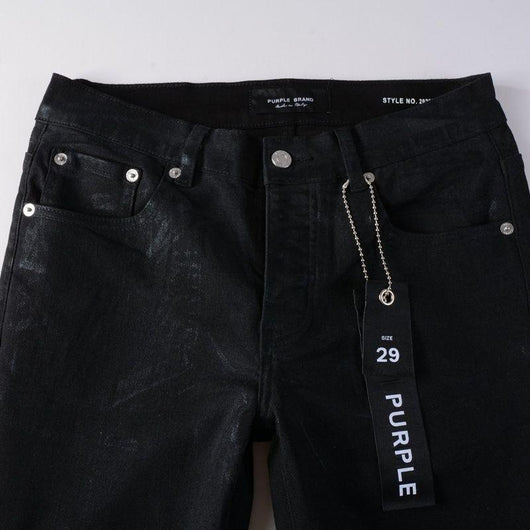 Jeans Slim Fit Morado y Negro - Tendencia Internacional - Image 9