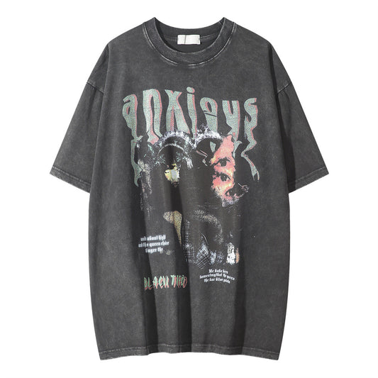 Camiseta Estampada de Manga Corta para Hombre