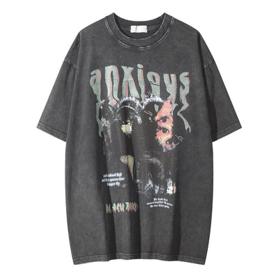 Camiseta Estampada de Manga Corta para Hombre