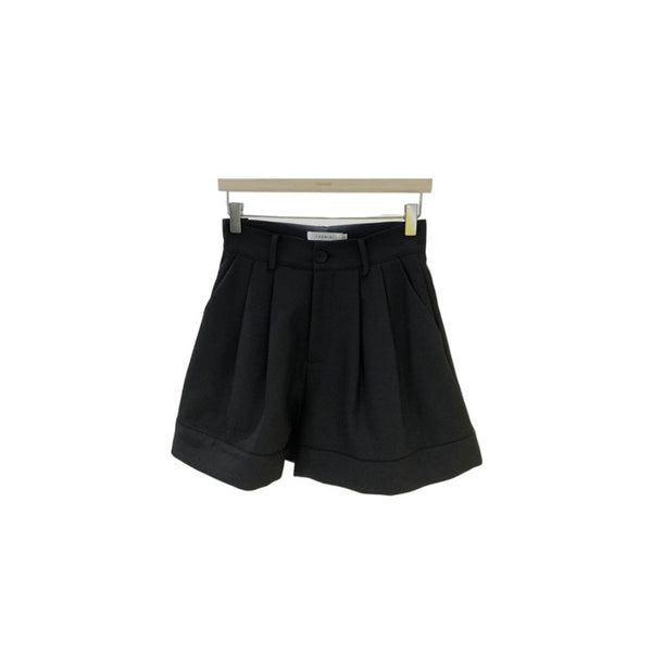 Shorts de Talle Alto Holgados en Línea Recta para Mujer - Image 3