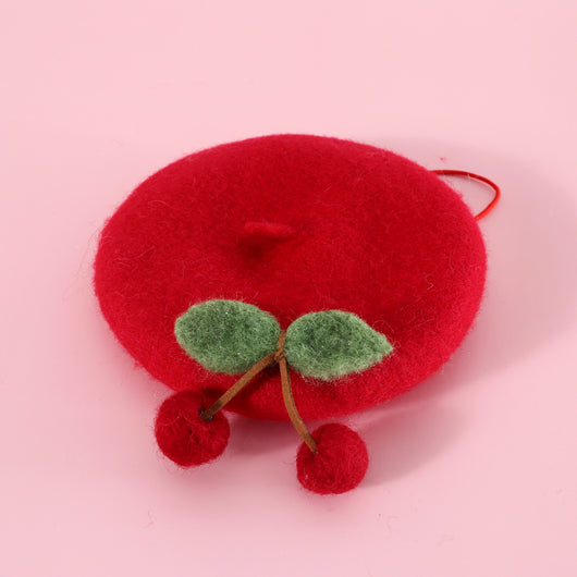 Gorro de Lana Artesanal para Gatos Pintor Pequeño - Image 13