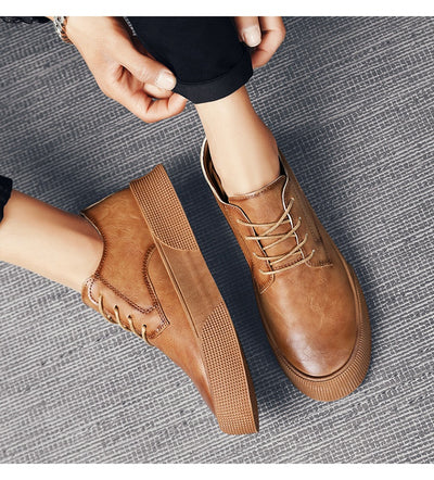 Zapatos Casuales Coreanos con Plataforma y Cordones - Image 10