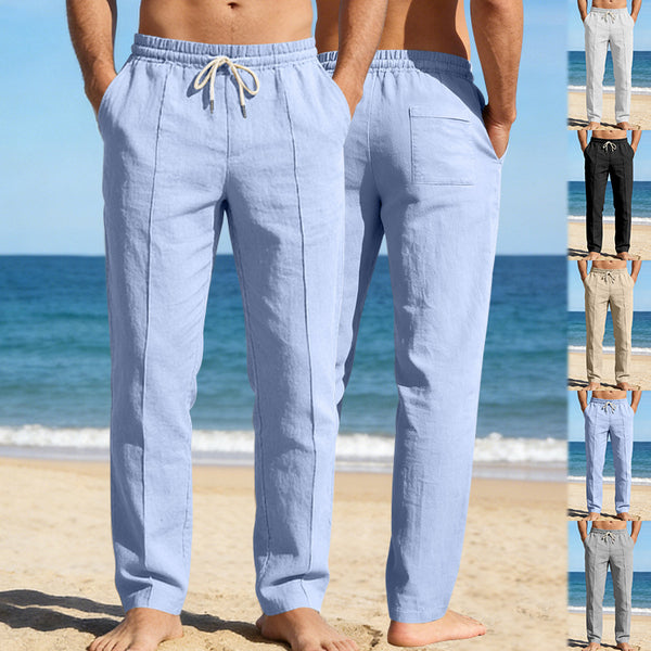 Pantalones Casuales Hombre Primavera-Otoño Corte Americano Suelto y Transpirable