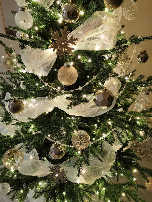 Cintas de Seda y Moños Decorativos para Árbol de Navidad - Image 27