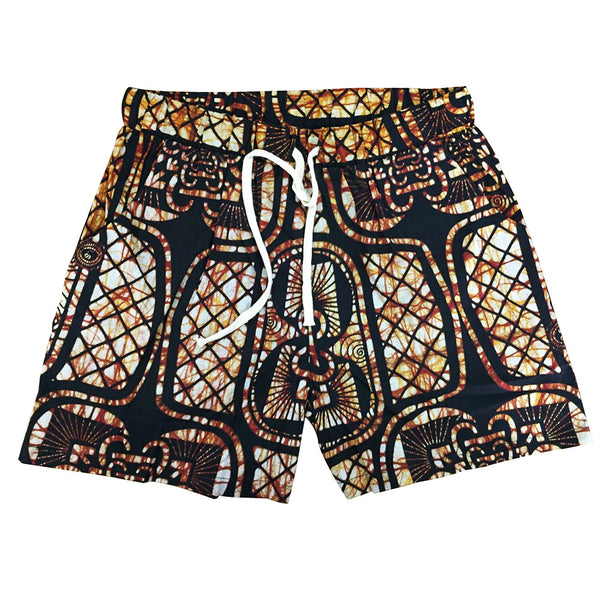 Shorts de Verano para Damas en Tela Africana Fresca - Image 3