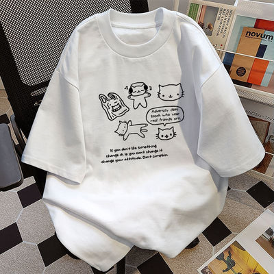 Camiseta Algodón Mujer Diseño Nicho Estampado Moderno - Image 3