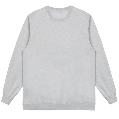 Suéter Cuello Redondo Estilo Hong Kong Oversized para Parejas - Image 5