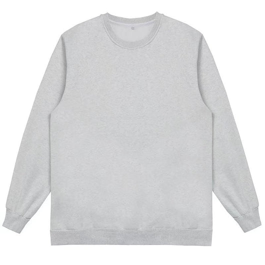 Suéter Cuello Redondo Estilo Hong Kong Oversized para Parejas - Image 5