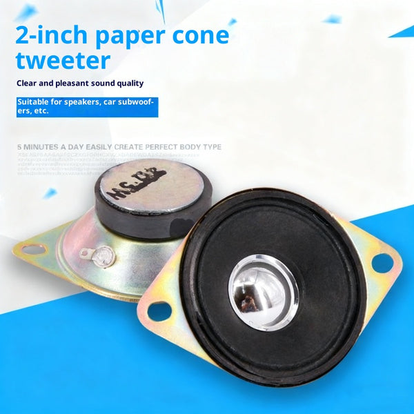 Tweeter de Cono de Papel 2 Pulgadas con 32 Imanes