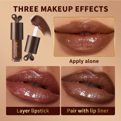 Brillo Labial Brasileño Color Chocolate - Hidratación Duradera y Brillo Intenso - Image 15