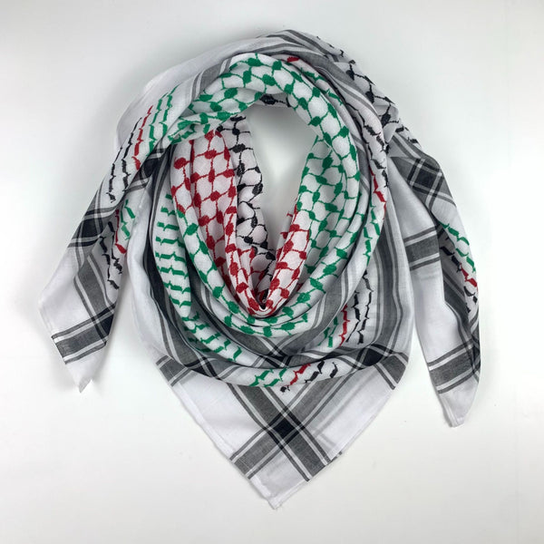 Pañuelo Cuadrado Jacquard para Hombre - Estilo Medio Oriente