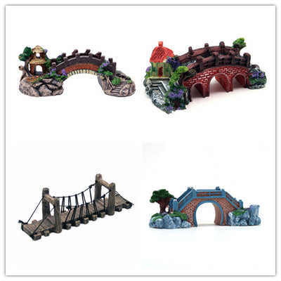 Decoración de Acuario con Puente Simulado y Rocas Paisajísticas - Image 6