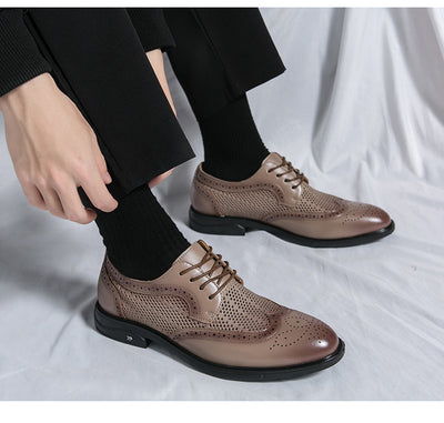 Zapatos de Cuero Transpirables para Hombre - Estilo Formal Ejecutivo - Image 11