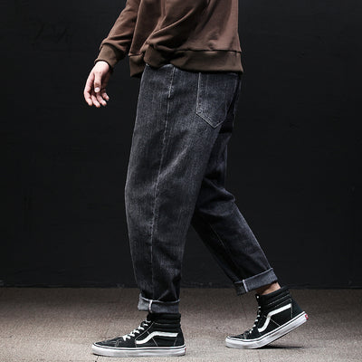 Pantalones Jeans Harem Sueltos para Hombre Fallwinter - Image 8