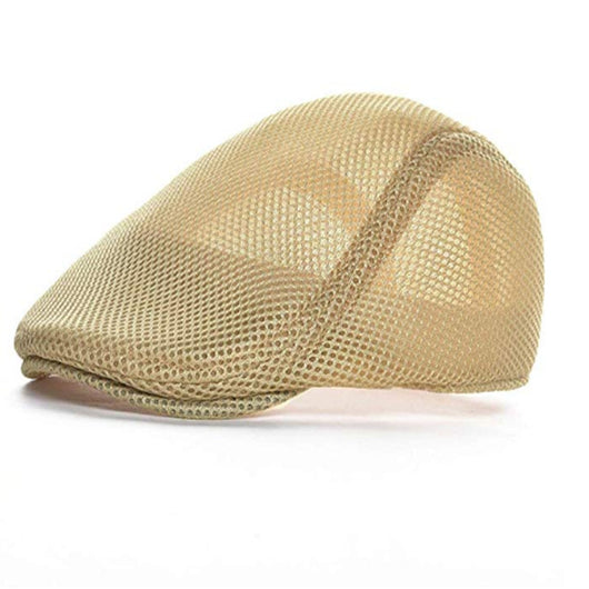 Boina Ajustable de Malla Estilo Newsboy - Gorra Plana Vintage - Image 15