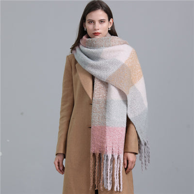 Bufanda Cuadros Faux Cashmere para Mujer - Image 3