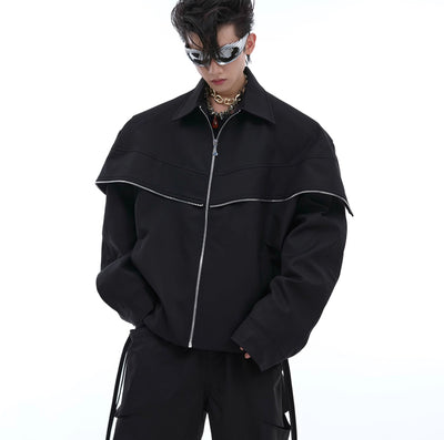 Chaqueta Acolchada Premium con Detalles de Costura en Hombros - Image 12