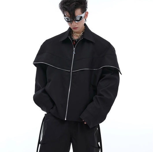 Chaqueta Acolchada Premium con Detalles de Costura en Hombros - Image 12