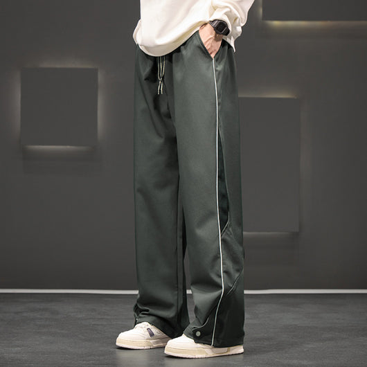 Pantalones Casuales Impermeables Talla Grande Hombre Corte Recto - Image 4