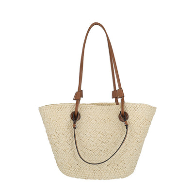 Bolsa Tejida de Gran Capacidad Multiuso con Asa de Hombro - Image 5