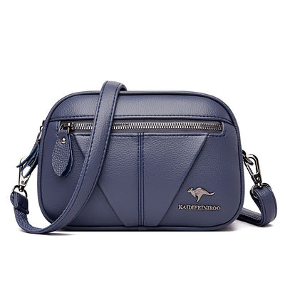 Bolso Bandolera Redondo de Cuero Genuino - Versátil y Elegante - Image 6