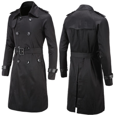 Chaqueta Cortavientos Doble Botonadura Slim Fit para Hombre - Image 18