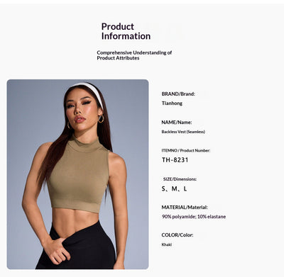 Conjunto de Yoga Tejido sin Costuras con Elasticidad Premium - Image 7